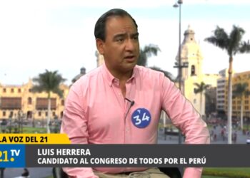 Entrevista a Luis Herrera en Perú21 Candidato al Congreso por el partido Todos Por El Perú